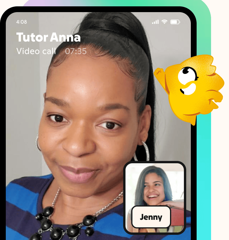 Online tutoring session with Dojo Tutor