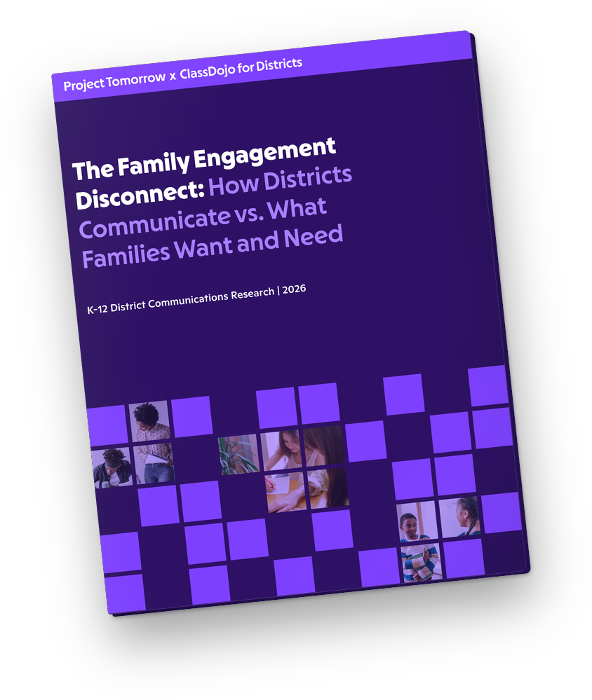 Cover of the report: The Family Engagement Disconnect: How Districts Communicate vs. What Families Want and Need