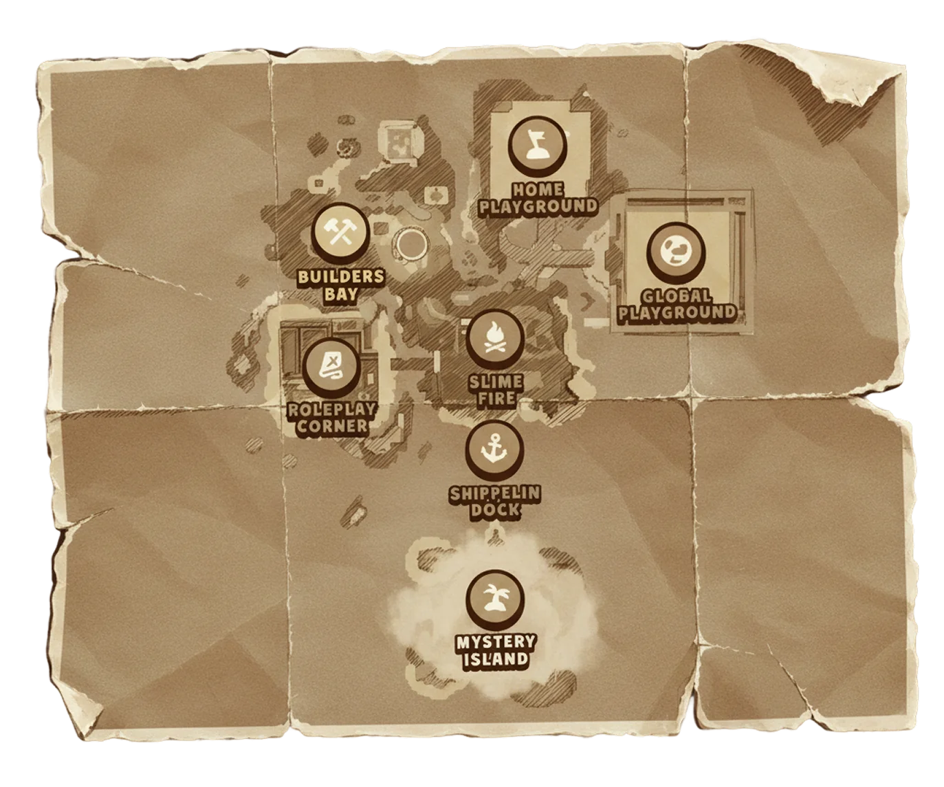 Worlds map