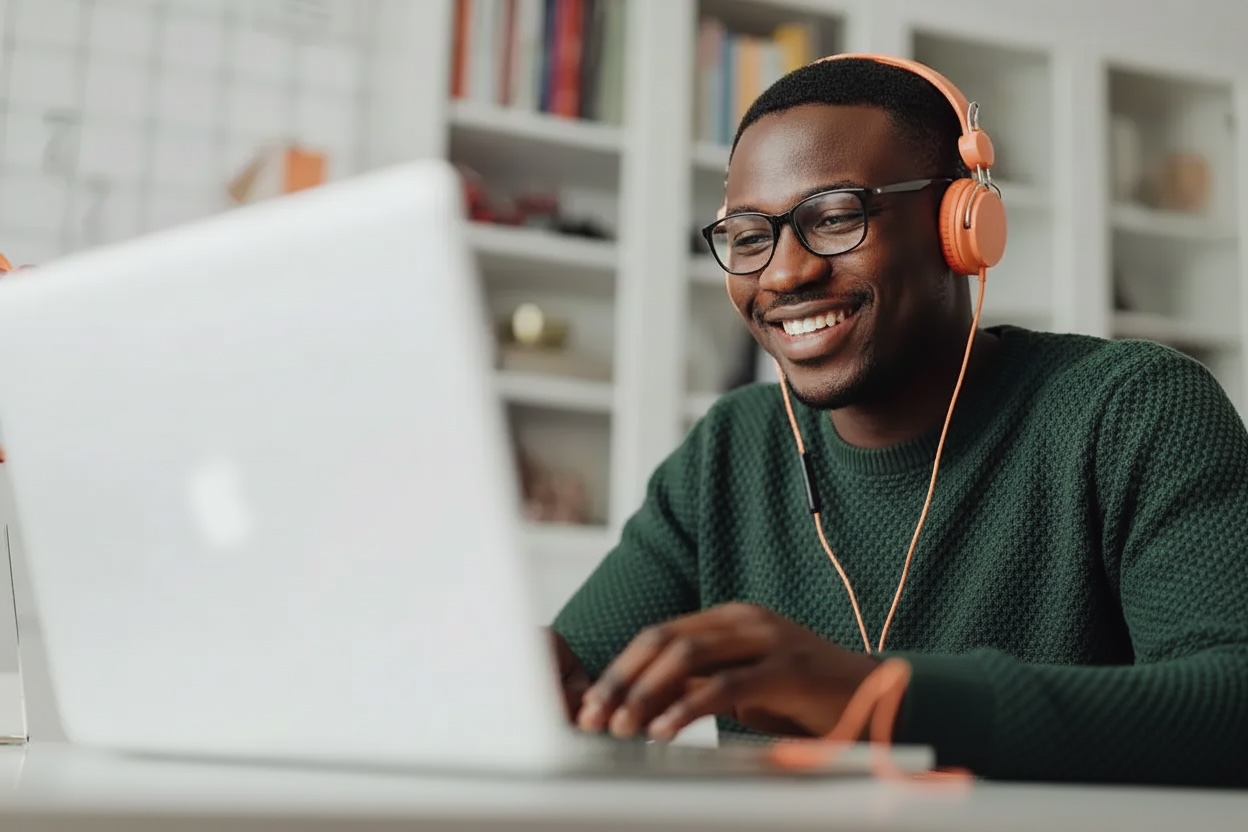 Child with parent during lesson