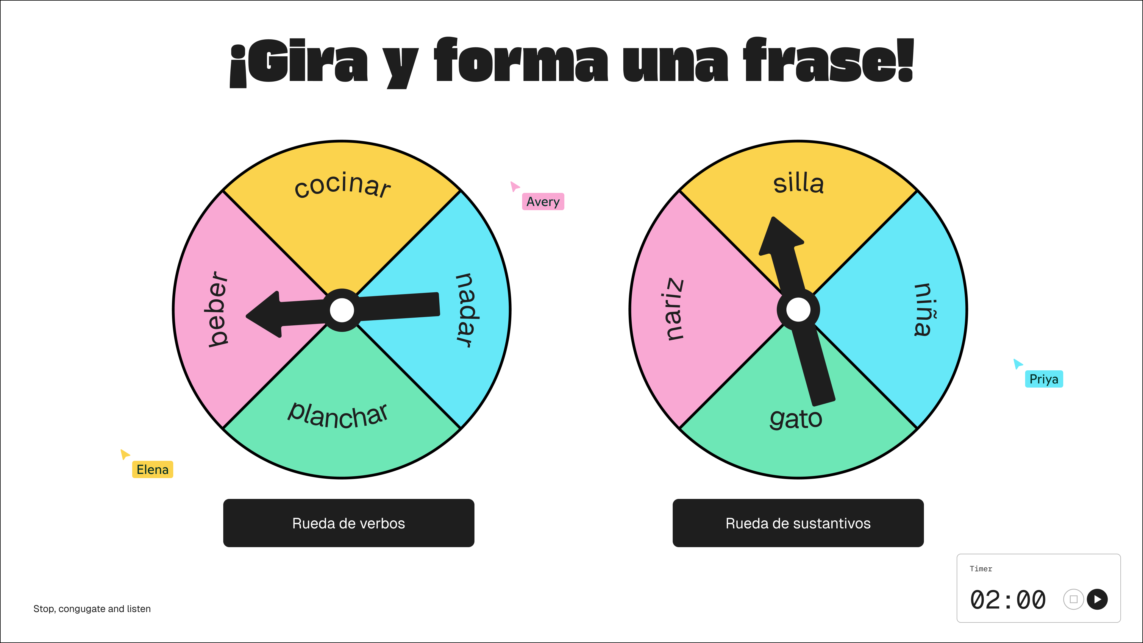 Dojo Tutor interactive learning activity, slide 3 of 5