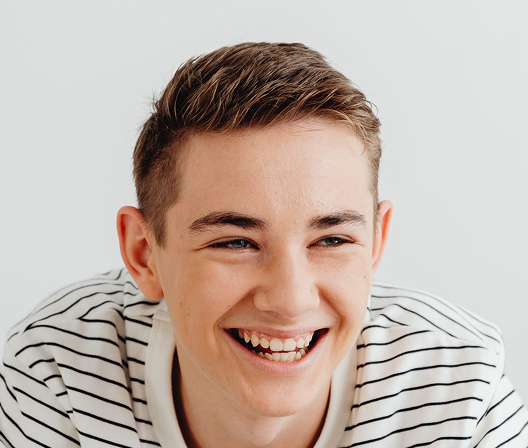 Student smiling during a Dojo Club