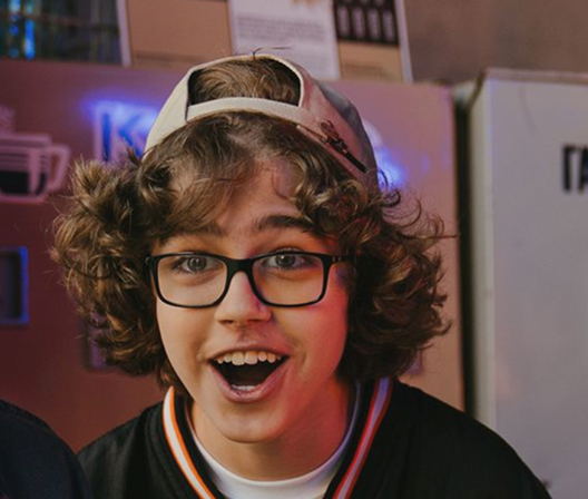 Student smiling during a Dojo Club