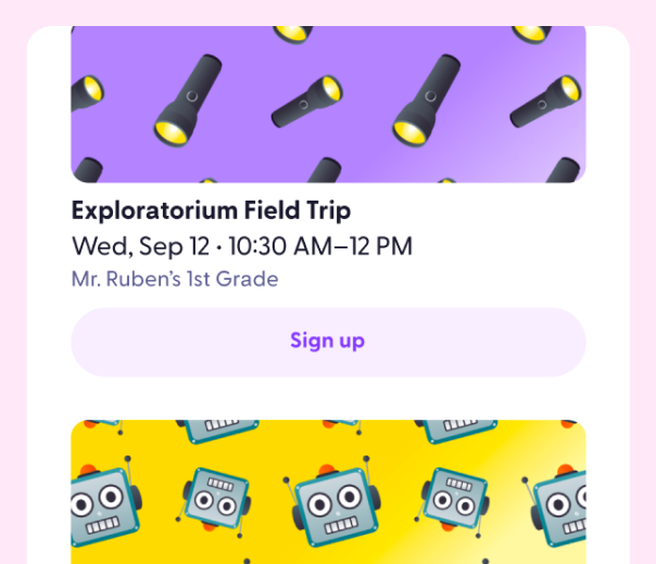Events & Sign-ups