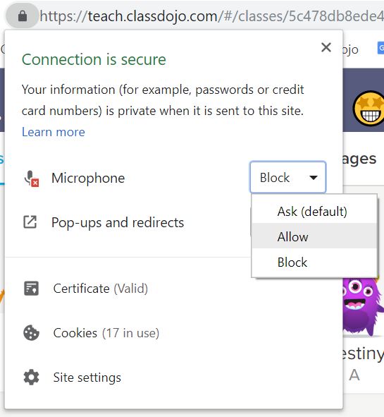 Using Noise Meter and Syncing it to Your Computer ClassDojo Helpdesk